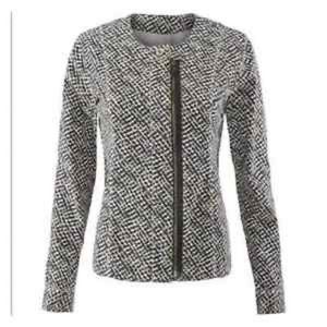 CAbi #5099 Cliffside Moto Jacket asymmetric zip front  EUC medium